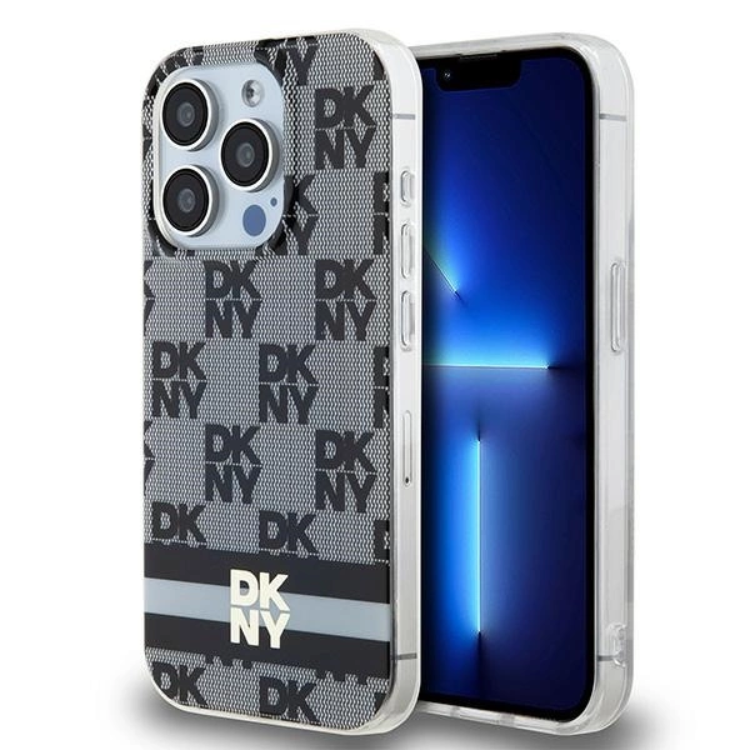 DKNY iPhone 13 Pro Max Mobilskal Magsafe IML Checkered Mono | 2353 | AlltMobil