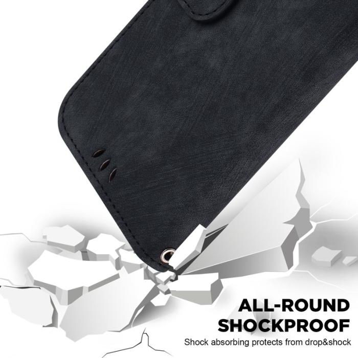 OEM - Samsung Galaxy S26, S26 Pro Plånboksfodral Tigertryck Konstläder Stötsäker Svart