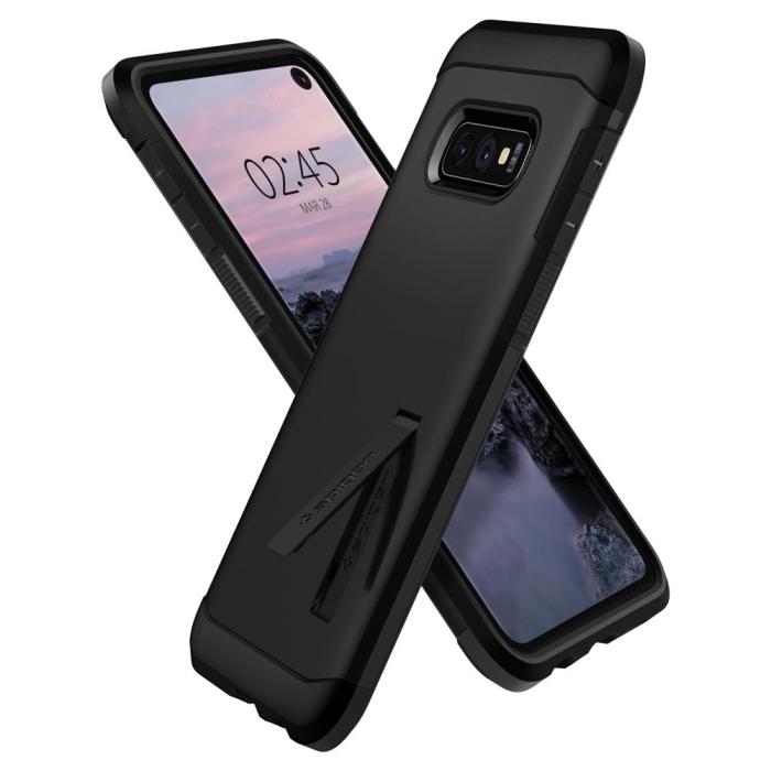 UTGATT4 - SPIGEN Tough Armor Skal till Samsung Galaxy S10E - Svart