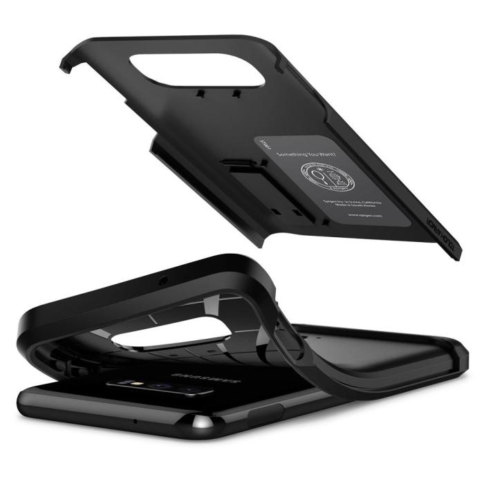 UTGATT4 - SPIGEN Tough Armor Skal till Samsung Galaxy S10E - Svart