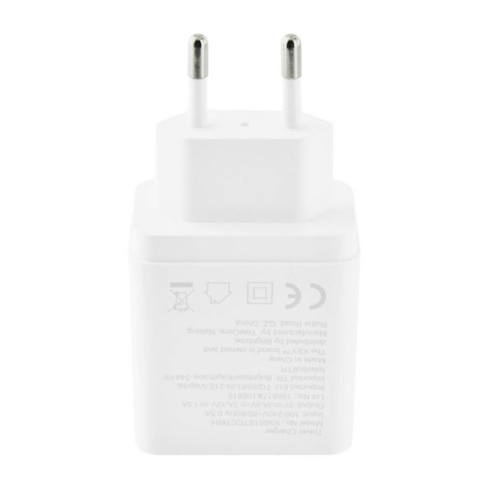 UTGATT5 - Key USB-C Adapter 5V/3.0A/18W - White