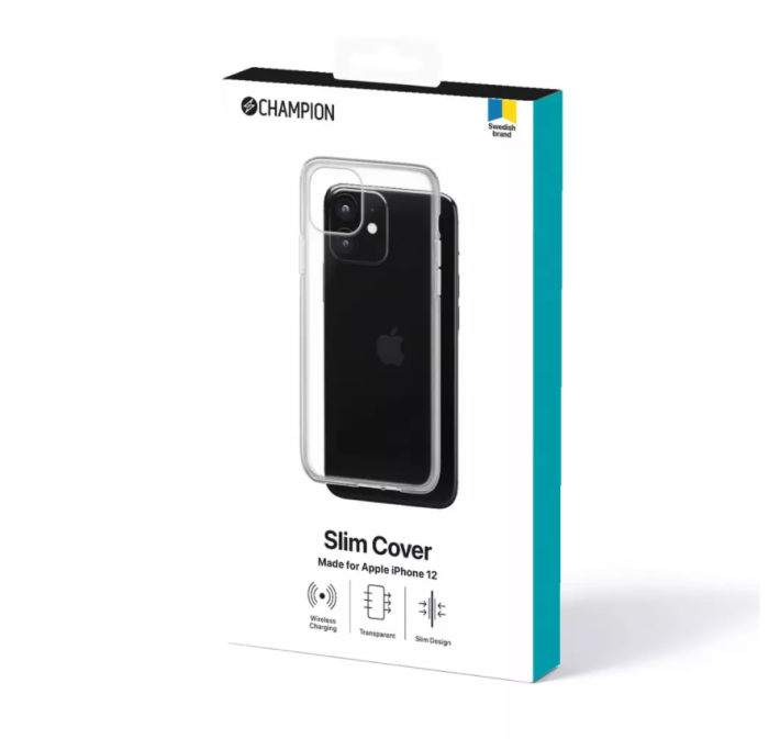 UTGATT1 - Champion Mjukt och Tåligt Skal iPhone 12 Mini - Clear