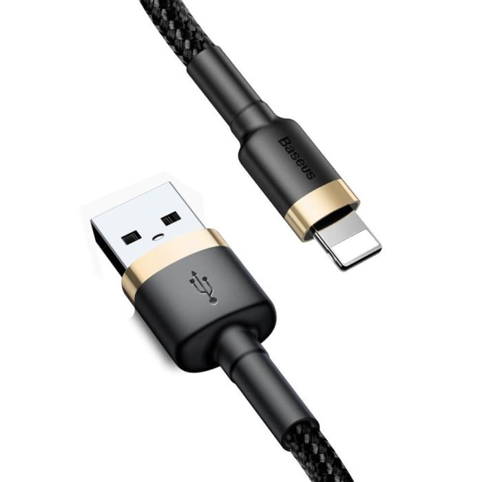 BASEUS - Baseus Cafule USB-A till Lightning kabel QC 3.0 2A 3m
