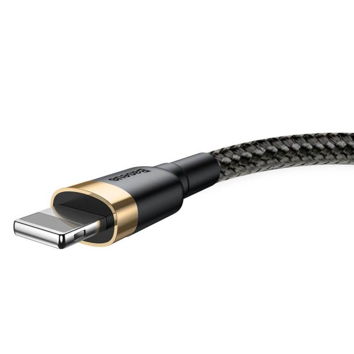 BASEUS - Baseus Cafule USB-A till Lightning kabel QC 3.0 2A 3m