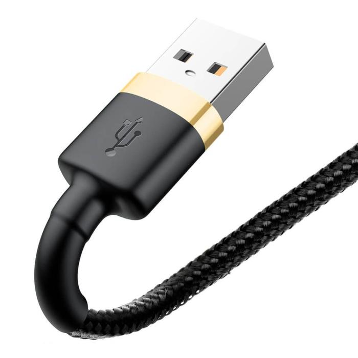 BASEUS - Baseus Cafule USB-A till Lightning kabel QC 3.0 2A 3m