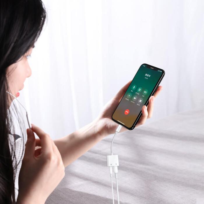 Joyroom - Joyroom Lightning - Lightning/3,5 mm mini jack adapter V