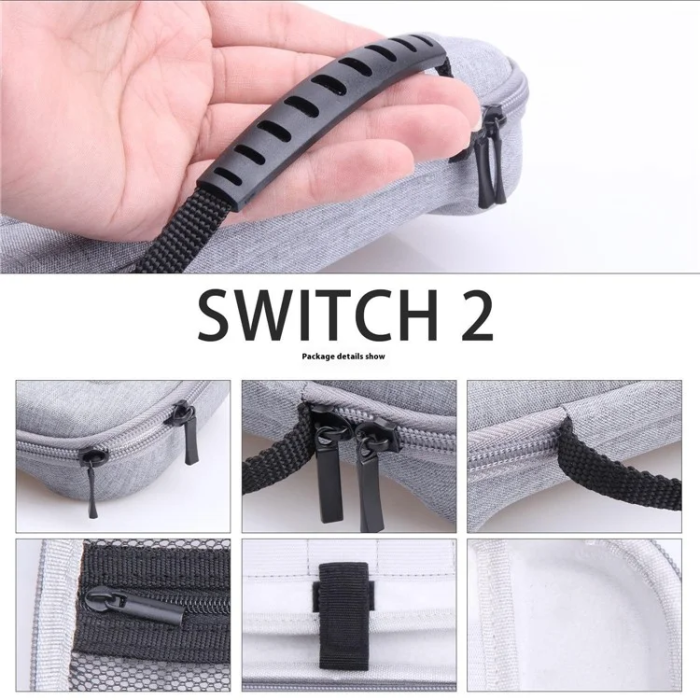 OEM - Nintendo Switch 2 Bärväska Handhållen Organizer - Grå