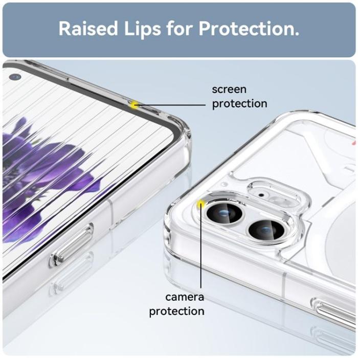 UTGATT - Nothing Phone 2 Mobilskal Candy TPU Anti-Scratch - Transparent