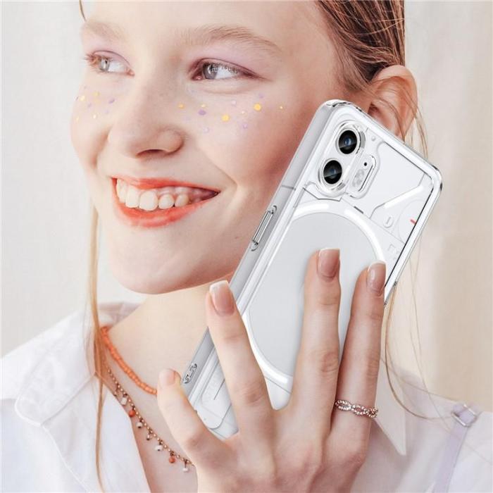 UTGATT - Nothing Phone 2 Mobilskal Candy TPU Anti-Scratch - Transparent