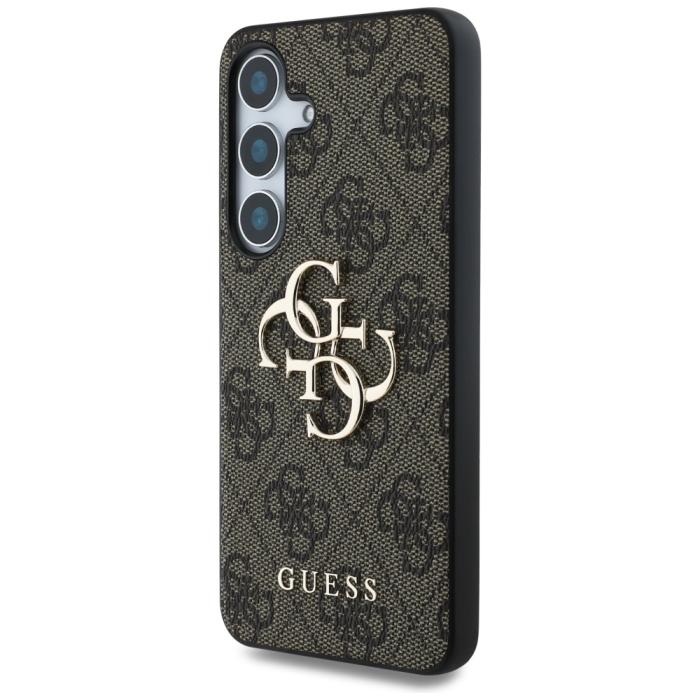 Guess - Guess Mobilskal till Galaxy S25 Plus MagSafe Big 4G Classic - Brun