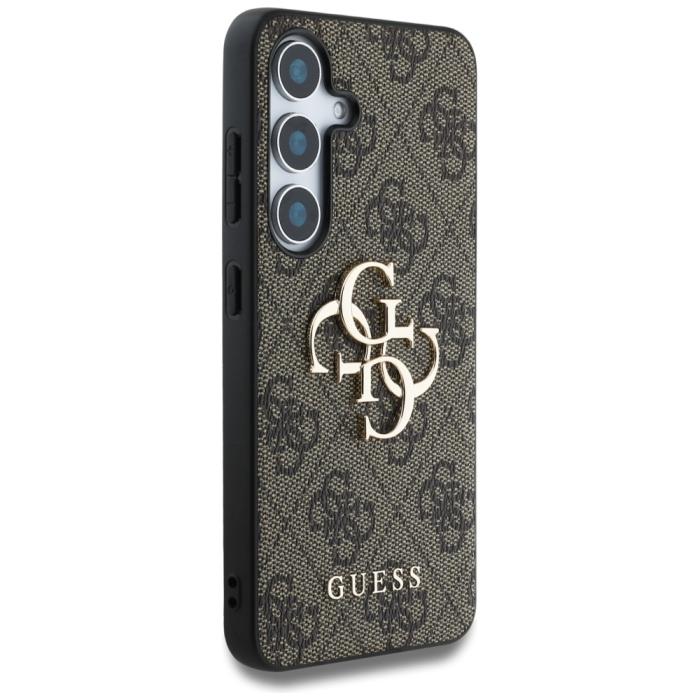 Guess - Guess Mobilskal till Galaxy S25 Plus MagSafe Big 4G Classic - Brun