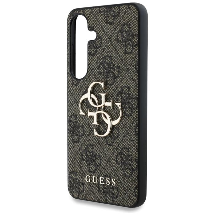 Guess - Guess Mobilskal till Galaxy S25 Plus MagSafe Big 4G Classic - Brun