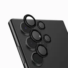 UNIQ - UNIQ Galaxy S24 Ultra Kameralinsskydd H&auml;rdat Glas Optix Aluminium