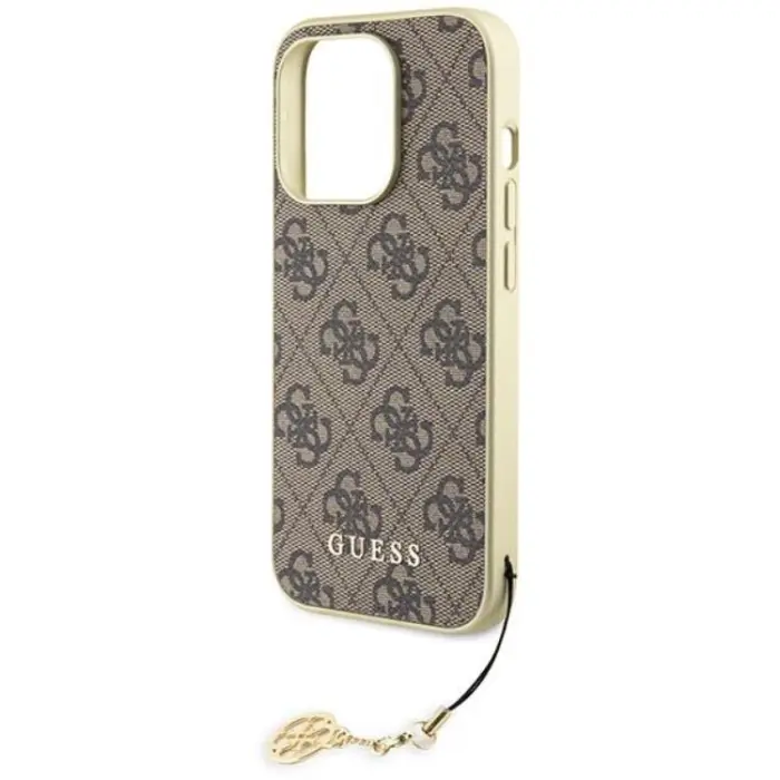 Guess - Guess iPhone 15 Pro Max Mobilskal Charms Collection - Brun
