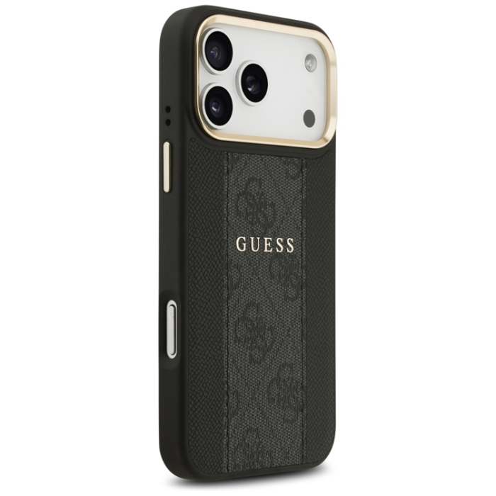 Guess - Guess iPhone 17 Pro Max Mobilskal Magsafe Stripe - Svart