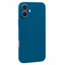 A-One Brand - iPhone 16 Plus Mobilskal Skin-Touch Rubberized PC - Blå