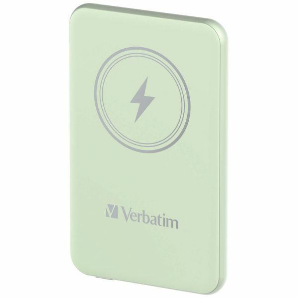 Verbatim Magnetisk Trådlös Powerbank 5000mAh 15W - Grön | 505295 | AlltMobil