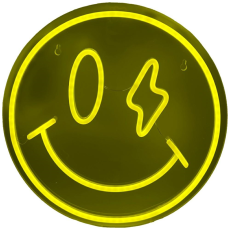 Beline - Beline Neon Light Smiling Face - Gul