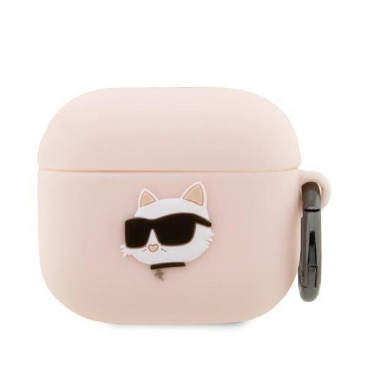 Karl Lagerfeld AirPods 3 Skal Silicone Choupette Head 3D - Rosa | 2353 | AlltMobil