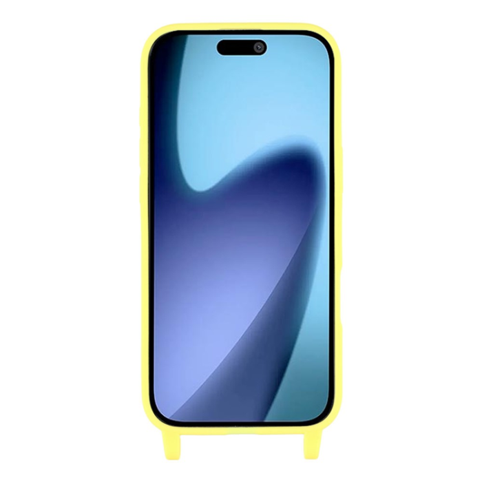 A-One Brand - iPhone 17 Air Mobilskal TPU med Hål för Rem - Gul