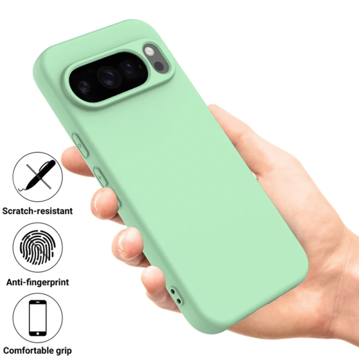 A-One Brand - Google Pixel 10 Pro Mobilskal Liquid Silikon - Grön