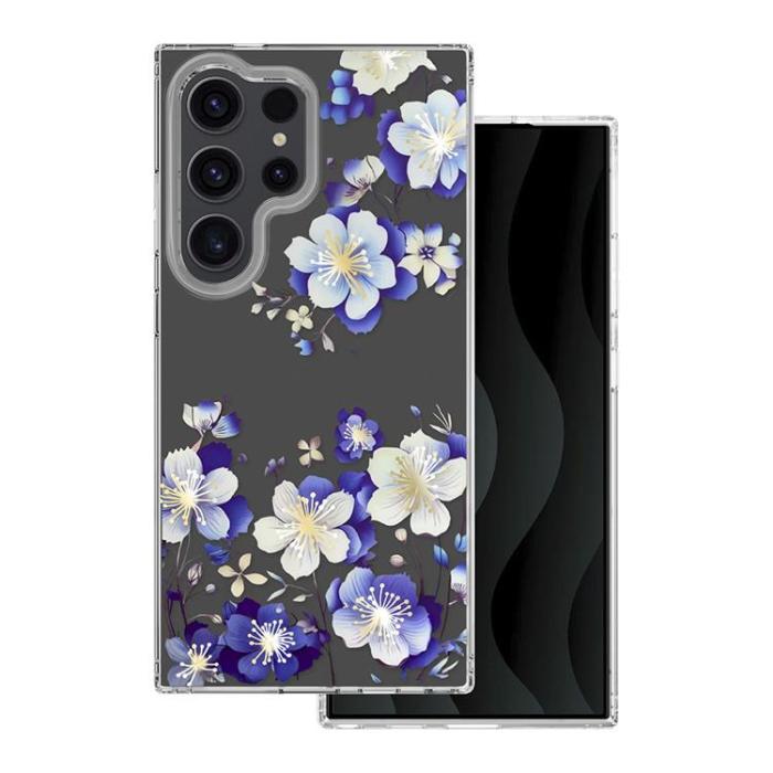 OEM - Galaxy S24 Ultra Mobilskal IMD Print - Floral