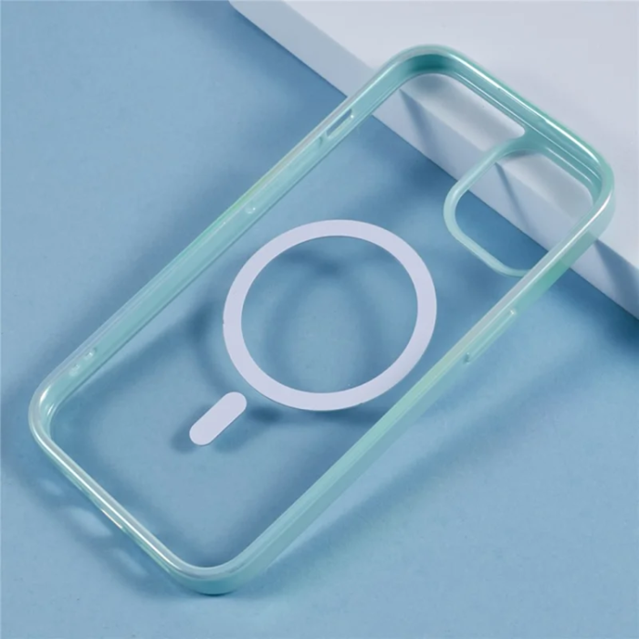 KIGC - KIGC iPhone 15 Mobilskal Magsafe Dazzling Color - Grön