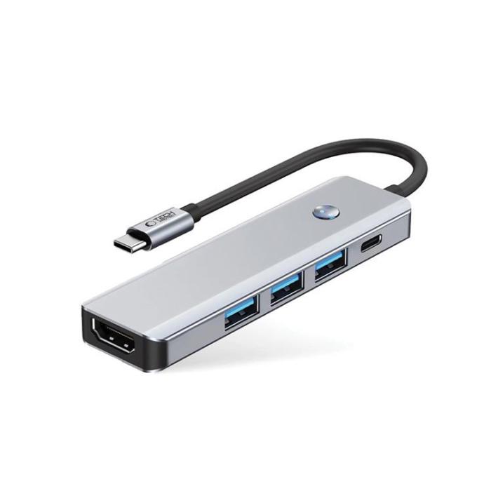 Tech-Protect - Tech-Protect HB01 5in1 Hub Adapter - Space Grå