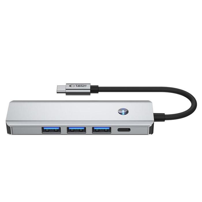 Tech-Protect - Tech-Protect HB01 5in1 Hub Adapter - Space Grå