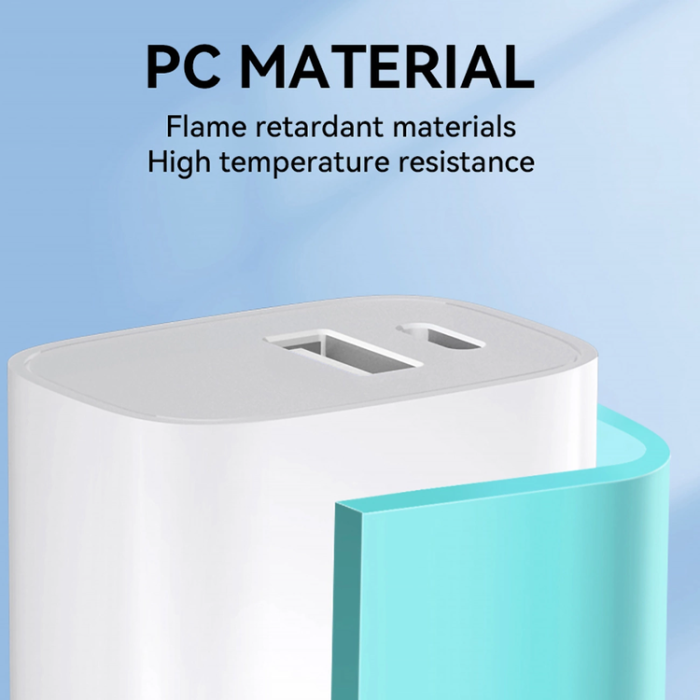 Wozinsky - Wozinsky WGWCW USB-A USB-C 20W Väggladdare - Vit
