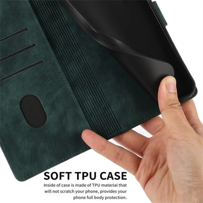 WANLONFENG - [2Pcs] WANLONFENG iPhone 17 Pro Plånboksfodral MTL Series