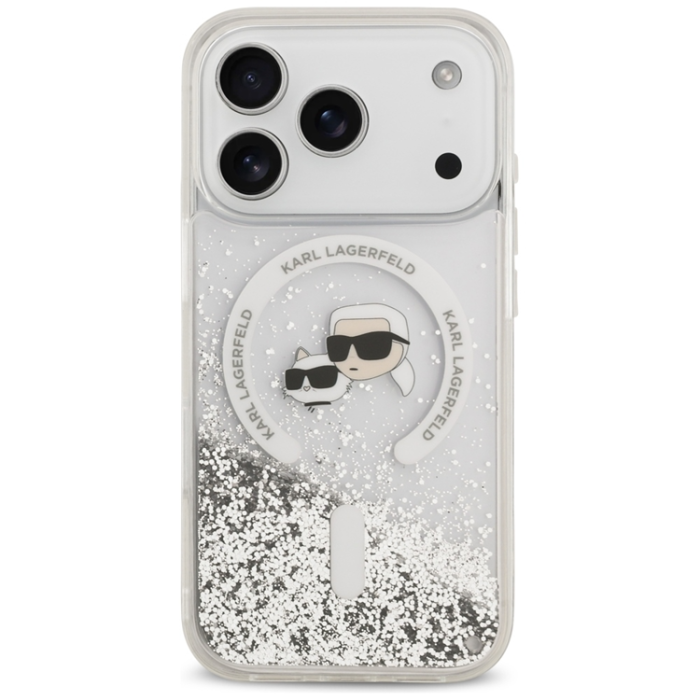 KARL LAGERFELD - Karl Lagerfeld Mobilskal För iPhone 18 Pro/17 Pro Magsafe Liquid Glitter