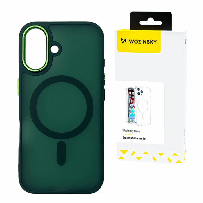 Wozinsky - Wozinsky Galaxy S25 Plus Mobilskal Magsafe Fashion - Grön