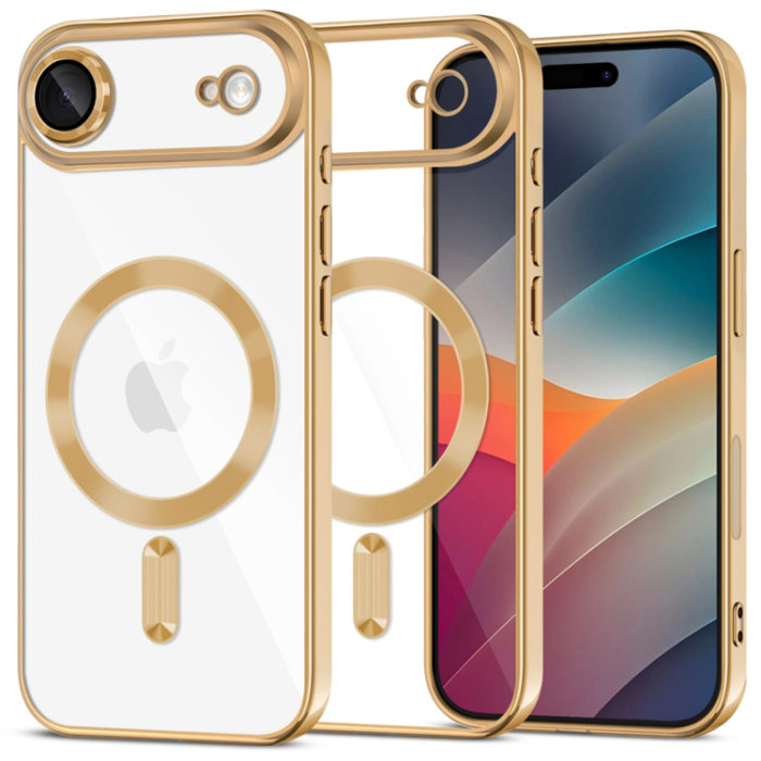 Tech-Protect - Tech-Protect iPhone 17 Air Mobilskal Magsafe Flex - Shiny Guld
