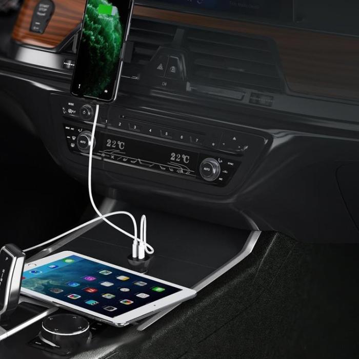 UTGATT1 - Choetech Billaddare 2x USB-C Snabbladdning Strömförsörjning 40W - Svart