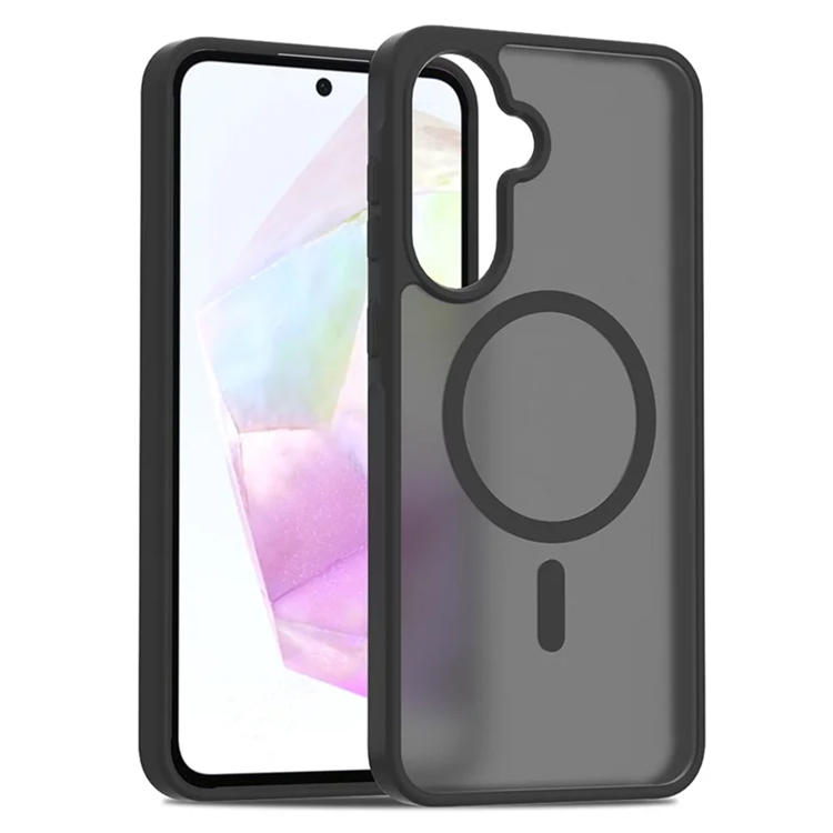 BOOM Galaxy A36/Galaxy A56 Mobilskal Magsafe Acrylic TPU - Svart | 2353 | AlltMobil