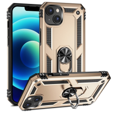 A-One Brand - iPhone 15 Mobilskal med Kickstand - Guld