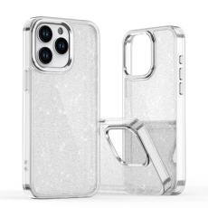 OEM - iPhone 16 Pro Max Mobilskal Glitter - Vit