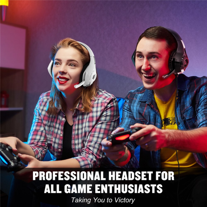 KOTION EACH - KOTION EACH Over-Ear Gaming Trådbundna Hörlurar RGB-ljus GS410
