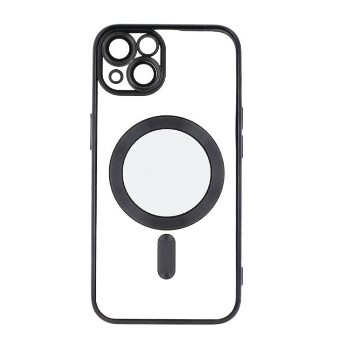 OEM - iPhone 16e Mobilskal MagSafe Color Chrome - Svart