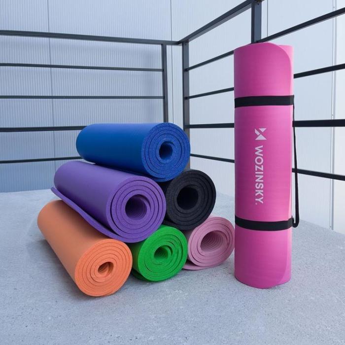 UTGATT5 - Wozinsky Gymnastik Halkfri Matta 181x63x1 cm - Grön