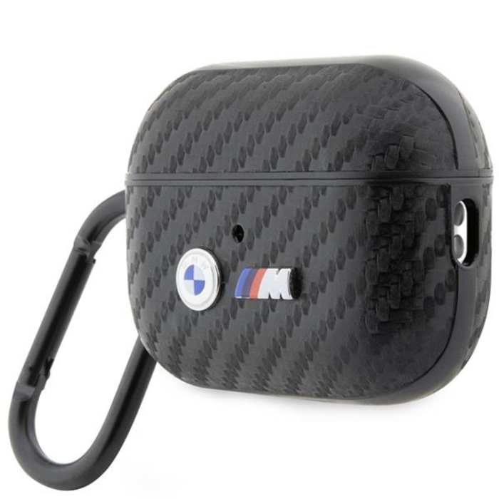 BMW - BMW Airpods Pro 2 Skal Carbon Double Metal Logo - Svart