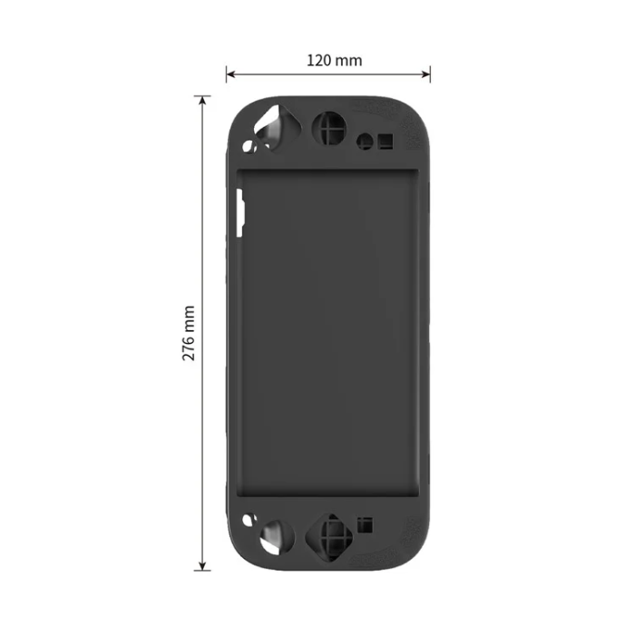 PGTECH - PGTECH Nintendo Switch 2 Skal Silikon Kickstand - Svart