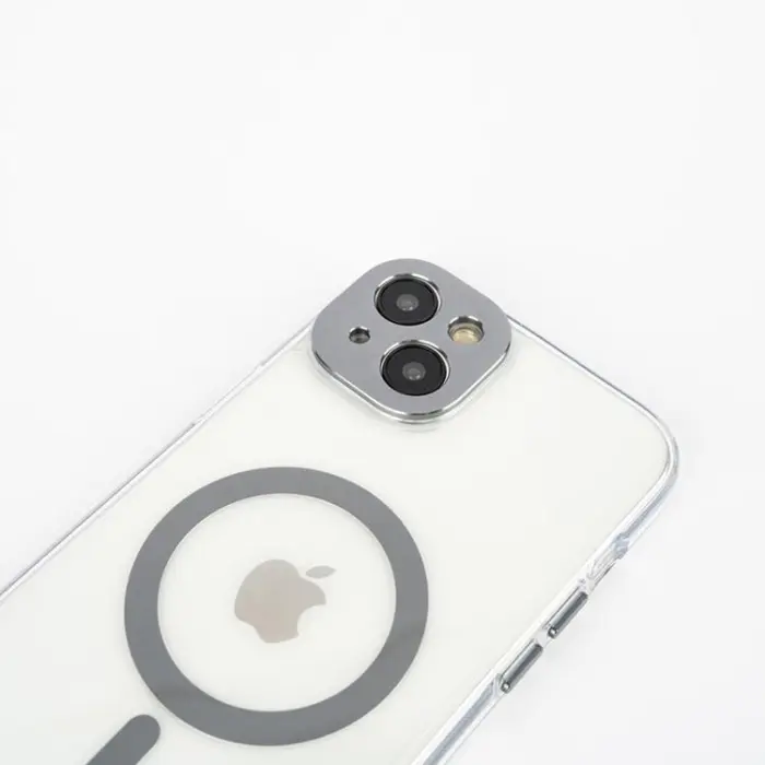 Moshi - Moshi iPhone 15 Pro Max Mobilskal Magsafe iGlaze - Lunar Silver