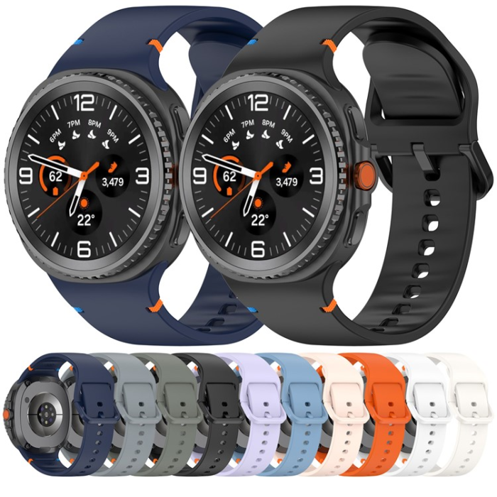 A-One Brand - Galaxy Watch 8 (44mm/40mm)/8 Classic (46mm) Armband Silikon L