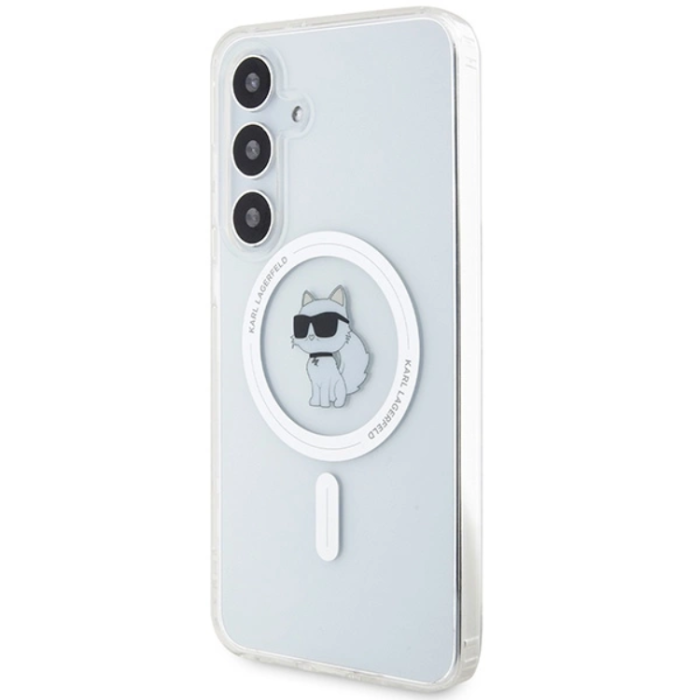 KARL LAGERFELD - Karl Lagerfeld Mobilskal till Galaxy S24 Plus Magsafe IML Choupette - Clear