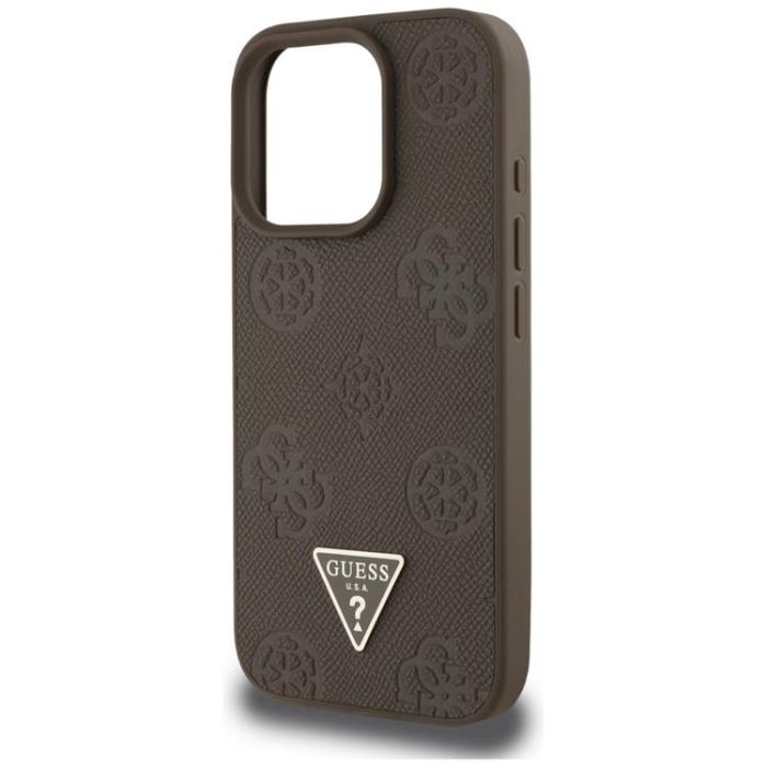 Guess - Guess iPhone 16 Pro Mobilskal MagSafe Hot Stamp Peony Triangle