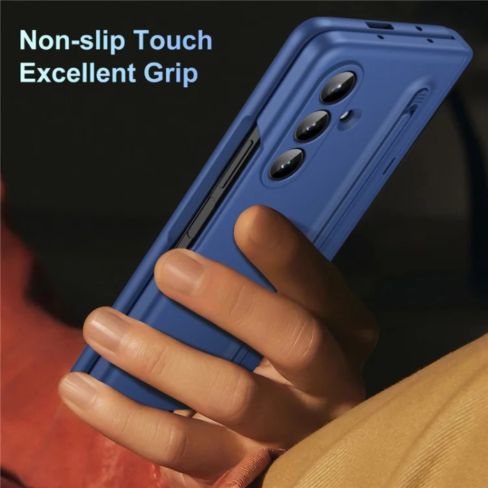 A-One Brand - Galaxy Z Fold 7 Mobilskal Kickstand med Stylus och Härdat Glas
