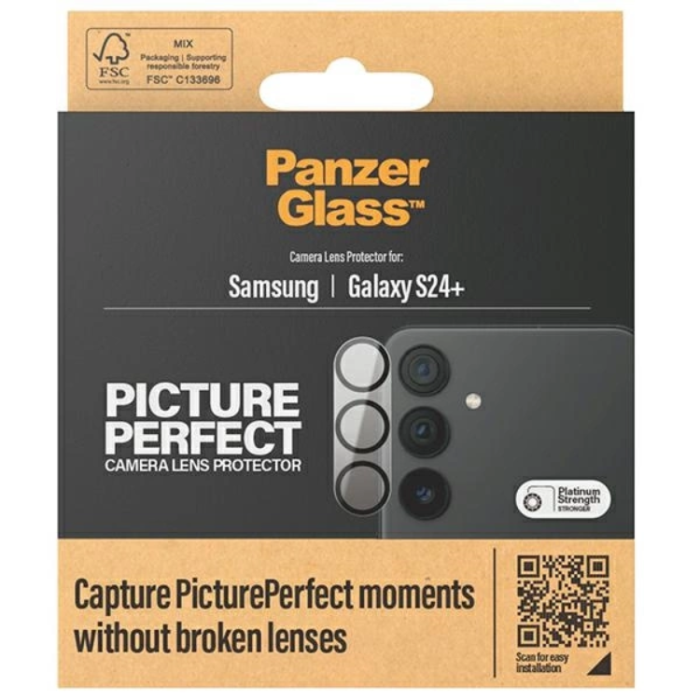Panzer - Panzer Galaxy S24 Plus Kameralinsskydd Härdat Glas Picture Perfect