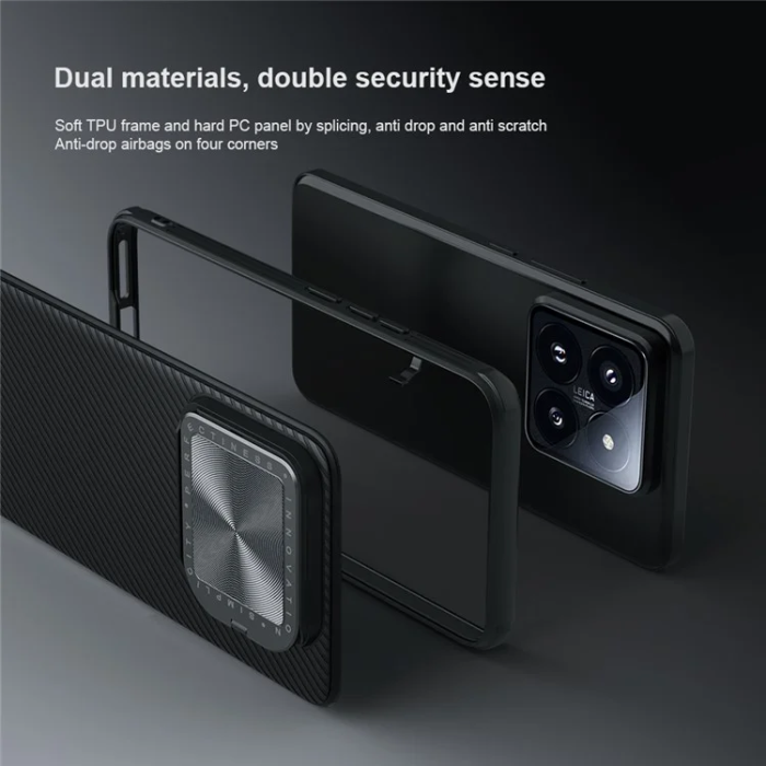Nillkin - Nillkin Xiaomi 14 Mobilskal MagSafe CamShield Prop Kickstand